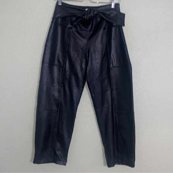 NWT Joie high waisted faux leather pants - Picture 2 of 4